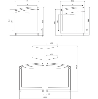 Ларь-бонета LEVIN ALPINA TESTATA ECО LINE НТ/СТ